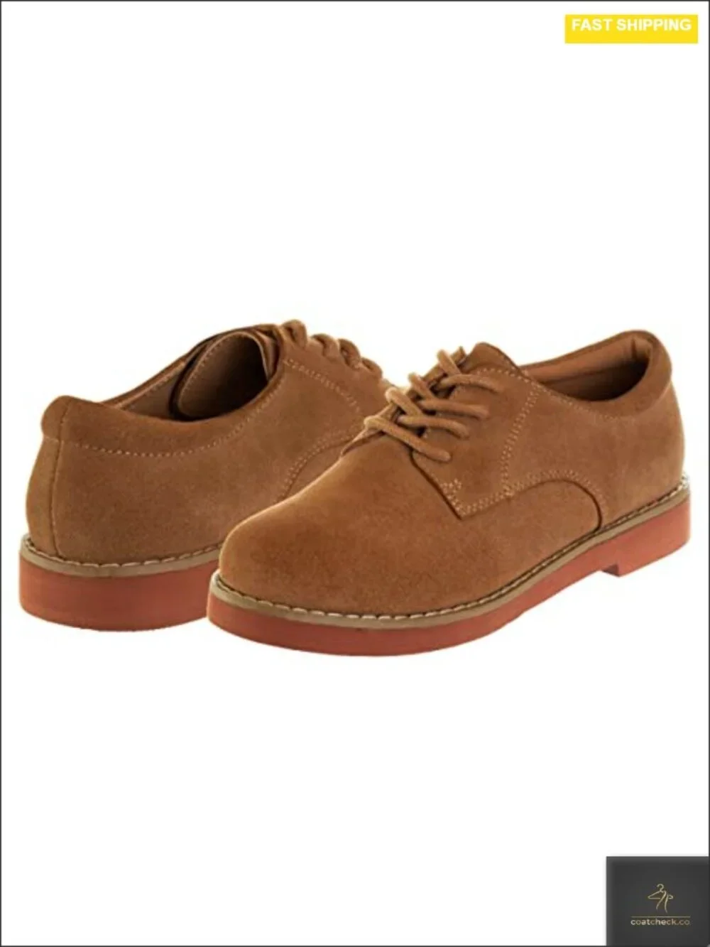 Kids Oxford Dress Shoes - Lace Up Loafer School Uniform Saddle Shoe